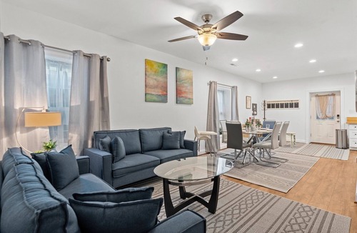 Pentagon City Apartment | Brightly Lit English Basement With High Ceilings And Extra Large Windows