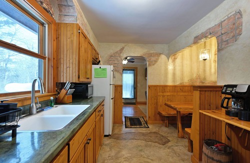 Grand View Cottage | Brookside: Cozy Cabin Retreat, Fireplace + ATV/Snowmobile Access + Pets ok