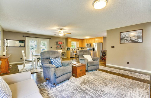 Browns Summit Cottage | Browns Summit Vacation Rental w/Fire Pit!