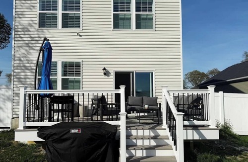 Cape May Court House House | Built 2026 King Beds Fenced Yard Driveway Parking