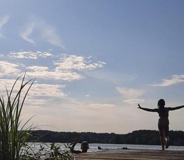 Neubau House | Bungalow direkt am See, mit eigenem Boot