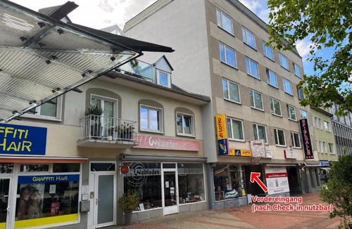 Stadtmitte Apartment | Business Studio Wolfsburg Fußgängerzone mit Parkplatz & Küche