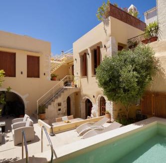 Old Town Rethymnon Villa | Byblos villa walking distance to Everything with Private Pool & BBQ