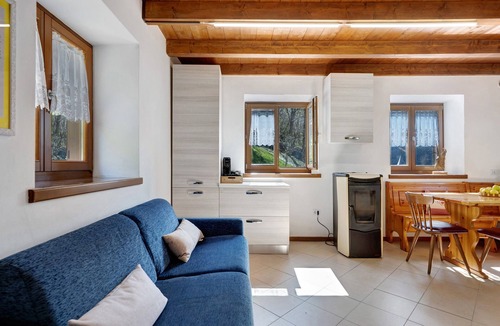 Folgaria House | Ca della Melania Stone House with Garden, Pool, and Barbecue