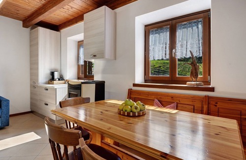 Folgaria House | Ca della Melania Stone House with Garden, Pool, and Barbecue