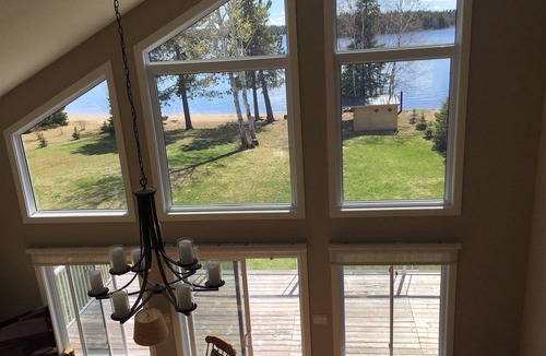 Shebandowan Cottage | Modern Cozy Apartment located on one of the most pristine Sandy beaches on Lake