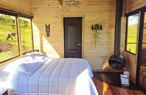 San Luis Ski Chalet | Cabaña chalet con chimenea con wi-fi para nómadas digitales