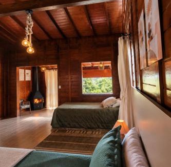 Campo Alegre House | Cabana Rural com Vista Panorâmica das Montanhas