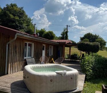 Sarrogna Ski Chalet | Cabane Sarrogna - Lac de Vouglans - SPA Privatif