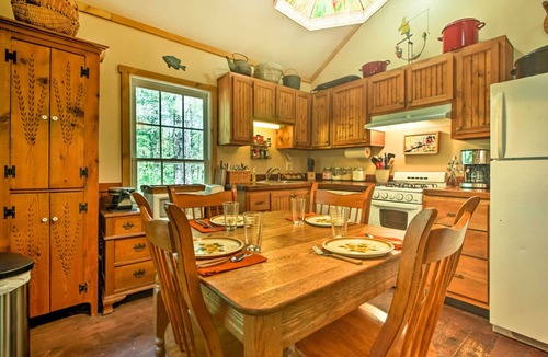 McDowell Cabin | Cabin on Mountain Stream, Surrounded by Forest