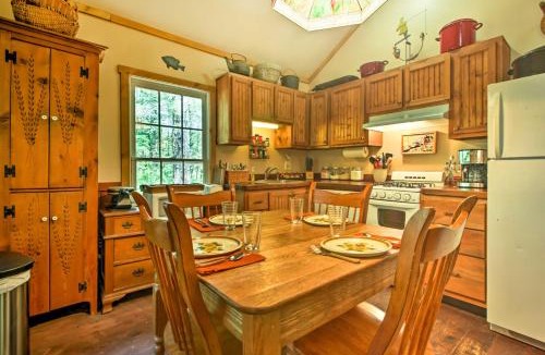 McDowell House | Cabin on Mountain Stream, Surrounded by Forest