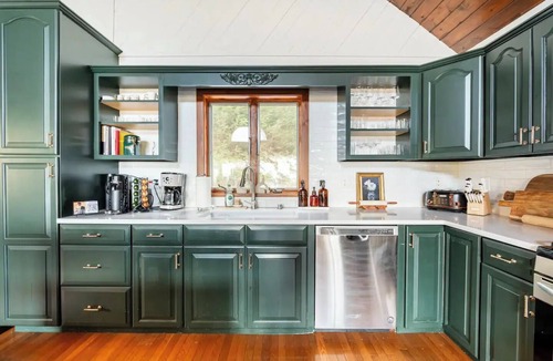 Prattsville Ski Chalet | Cabin w/Mountain Views, Hot Tub, AC, Pet + Family Friendly, WFH, Fireplace
