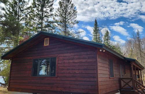 Presque Isle Cabin | Cabin with private peninsula on Presque Isle Chain of Lakes!