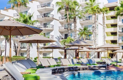 Los Cabos Resort | Cabo Beachfront Escape with Stylish Studio & Resort Pool Access