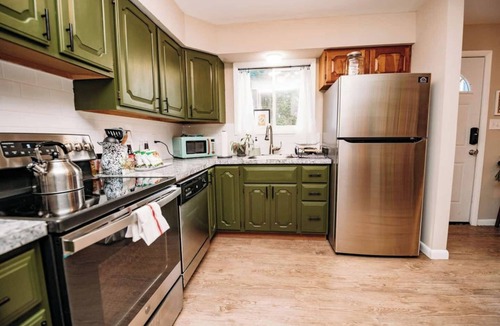 Tobyhanna House | Camp Chicory · 4-Season Porch + Hot Cocoa Bar
