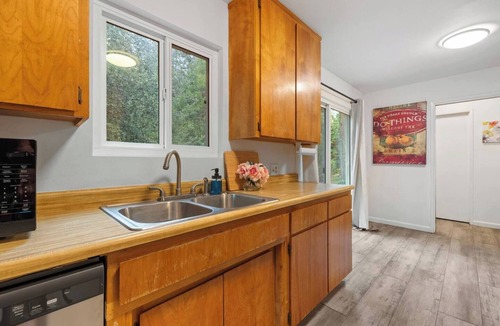 Springville Cabin | Camp Nelson Chalet + Bunkhouse + Hot Tub + Game Room for Groups & Families