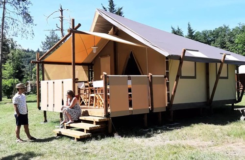 Arlebosc Cabin | Camping du Viaduc* - Yurt 1 Room 2/3 People Without Sanitary