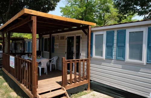 Sami House | Camping Karavomilos Beach Mobilehome Happy Plus for 7 people