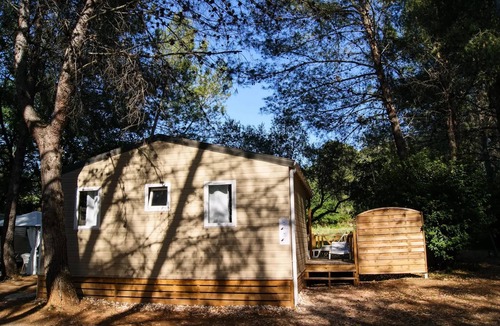 Carqueiranne Ski Chalet | Camping Le Beau Vézé* - Chalet Vanille 4 rooms 6/8 people Air-conditioned