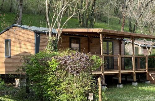 Gaugeac Other | Camping le Moulin de David -Gaugeac Monpazier 24540 - Cabane -Mobil-home 3 et 2 chambres