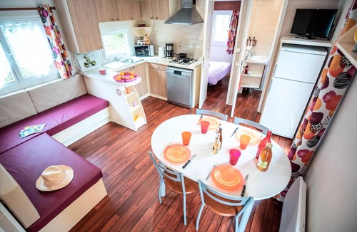 Severac-le-Chateau House | Camping les Calquieres* - Mobile Home Sunny 3 Rooms 4 People + dishwasher