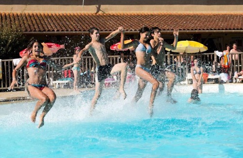Estang Ski Chalet | Camping Les Lacs De Courtès* - Gascony Chalet 3 Rooms 4/6 People