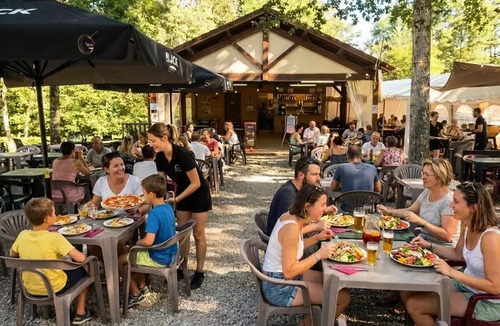 Saint-Gerons House | Camping Les Rives du lac Cantalès * - Mobile home 1 bedroom Couple 2 people