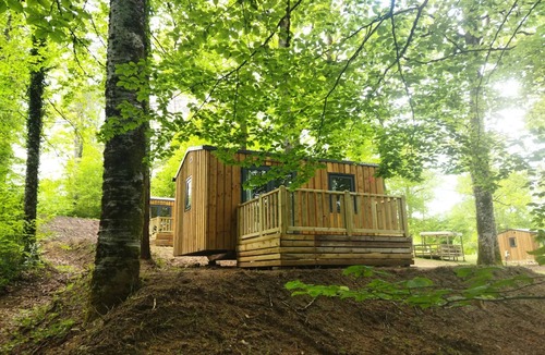 Saint-Gerons House | Camping Les Rives du lac Cantalès * - Mobile Home 3 Bedrooms Smala 8 people