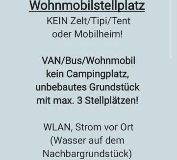 Carpin Other | Camping - Wohnmobilstellplatz in der Seenplatte