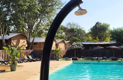 Mirepeisset House | Campsite Le Val de Cesse * - Mobile home MALIN 20m2 - 2 bedrooms - air conditioning - terrace 4 people