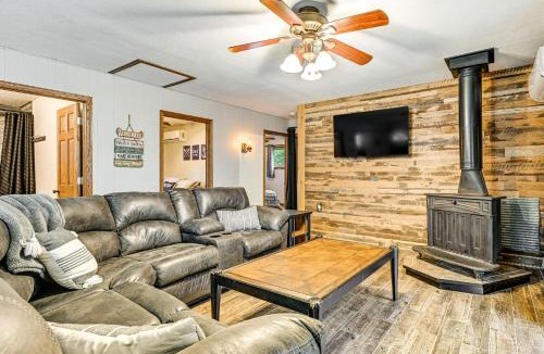 New Lisbon House | Canal-Front Cabin: Dock & Fire Pit in New Lisbon