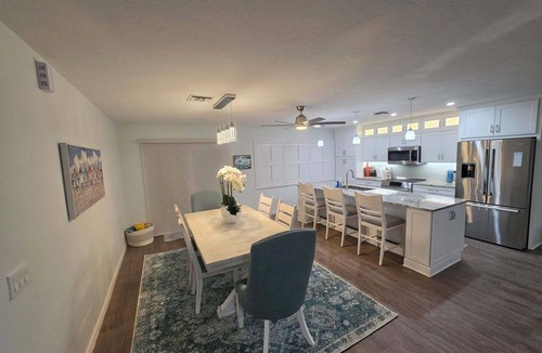 Grove City House | Canal front, Pool, outdoor kitchen, dock, no bridge, boat landing, Gulf access