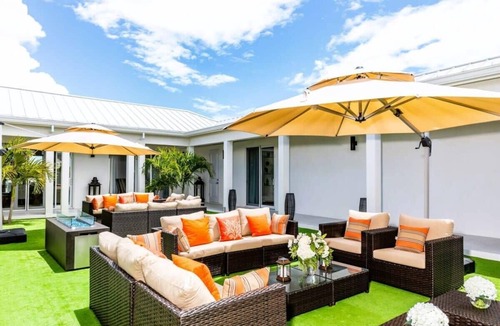 Leeward Settlement Villa | Canal-Front Pool Luxury Villa with Private Dock