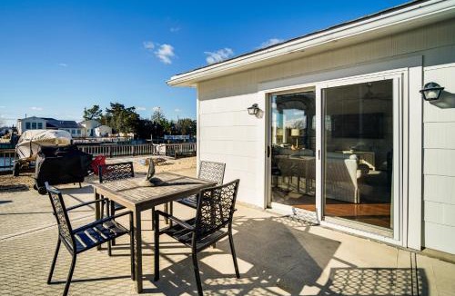 Mystic Island House | Canal-Front Home w/Dock in Little Egg Harbor!