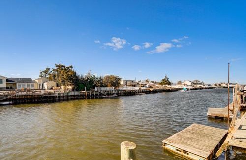 Mystic Island House | Canal-Front Home w/Dock in Little Egg Harbor!