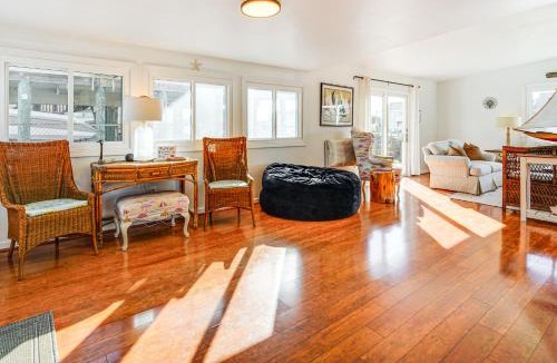 Mystic Island House | Canal-Front Home w/Dock in Little Egg Harbor!