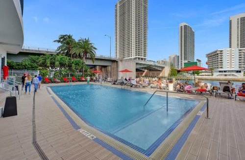 Hallandale Beach Hotel | Canal View Studio - Resort Perks Beach 8 Min 1904