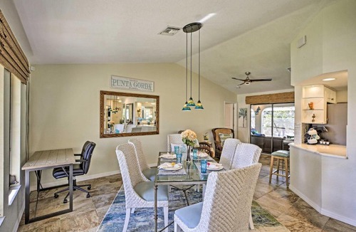 Punta Gorda House | Canal Waterfront Home with Private Pool & Dock!