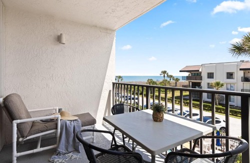 Port Canaveral Apartment | Cape Winds - Oceanfront Pool, Tennis & Sauna Condos near Port Canaveral