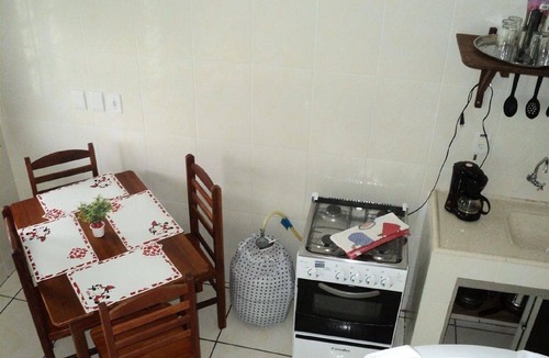 Jabaquara Apartment | CAPPIO 2 FLATS - Oceanfront, with air conditioning, TVs, fans, WIFI, etc.