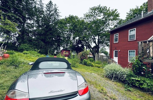 Bath House | Captain's House 2BR Apt. Great value, walk to everything, large yard, treehouse.