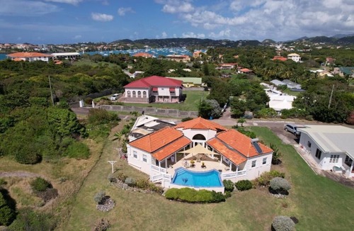 Morne Rouge Villa | Captains View Villa, Spectacular Ocean front setting, clean and well maintained!