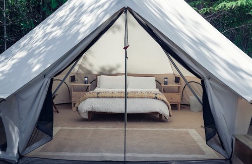 Carson RV Rental | Carson Glamping Escapes in this Wonderful Bell Tent Rental in Washington
