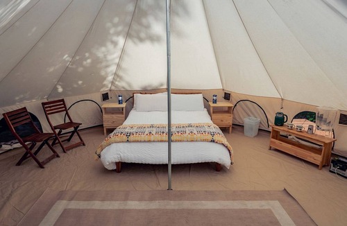Carson RV Rental | Carson Glamping Escapes in this Wonderful Bell Tent Rental in Washington