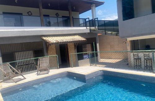 Jardim Mar e Ceu House | Casa 5 suítes, piscina, churrasqueira, sinuca