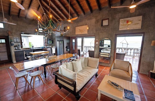 Culebra Pueblo House | Casa 9 — Beachfront Villa with Private Heated Pool & Ocean Views @ Culebra, PR
