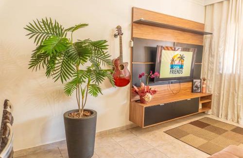 Cidade Nova Peruibe House | Casa com 3 quartos toda climatizada com Piscina e Lazer
