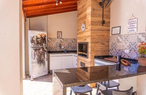 Cidade Nova Peruibe House | Casa com 3 quartos toda climatizada com Piscina e Lazer