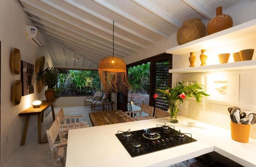 Curuipe House | Casa com deck no jardim a 300m da Praia do Espelho