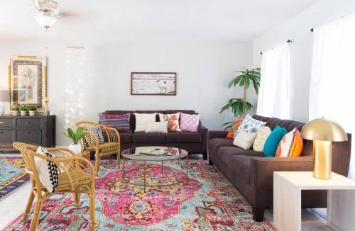 South Palm Park Neighborhood Association House | Casa Del Sol Pool Bungalow Sleeps 8 Near Beach